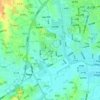 Mapa topográfico 胡蒋社区, altitude, relevo