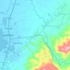 Mapa topográfico Prenza, mapa de relevo, mapa de altitude