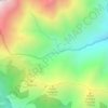 Mapa topográfico Purcile, mapa de relevo, mapa de altitude
