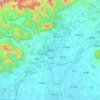 Mapa topográfico 怀柔区, altitude, relevo