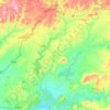 Mapa topográfico Vilches, mapa de relevo, mapa de altitude