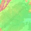 Mapa topográfico Rio Japurá, altitude, relevo