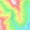 Mapa topográfico El Junco, altitude, relevo