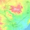 Mapa topográfico Cuevas del Almanzora, mapa de relevo, mapa de altitude