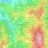 Mapa topográfico Gavignano, mapa de relevo, mapa de altitude