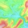 Mapa topográfico Wasselonne, relevo, altitude