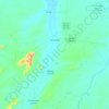 Mapa topográfico Morrinhos, altitude, relevo