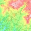 Mapa topográfico Melide, mapa de relevo, mapa de altitude