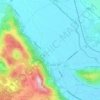 Mapa topográfico Fossa, relevo, altitude