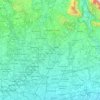 Mapa topográfico Monza e della Brianza, relevo, altitude