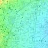 Mapa topográfico Comuna 10, altitude, relevo
