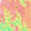 Mapa topográfico 那坡县 (Napo), altitude, relevo
