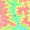 Mapa topográfico 马镇, altitude, relevo