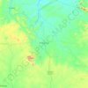 Mapa topográfico Nova Russas, altitude, relevo