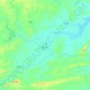 Mapa topográfico Iguatu, relevo, altitude