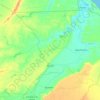 Mapa topográfico Russas, altitude, relevo