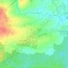 Mapa topográfico Eschbach, relevo, altitude
