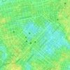 Mapa topográfico Rodolfo Teófilo, relevo, altitude