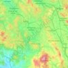 Mapa topográfico Siena, relevo, altitude
