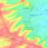 Mapa topográfico Quilly, relevo, altitude