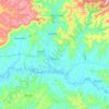Mapa topográfico Taquara, altitude, relevo