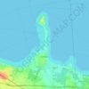 Mapa topográfico Sirmione, altitude, relevo