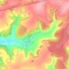 Mapa topográfico Oëy, relevo, altitude