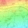 Mapa topográfico Caravaggio, mapa de relevo, mapa de altitude