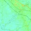 Mapa topográfico Castagnaro, relevo, altitude