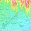 Mapa topográfico Verona, relevo, altitude