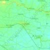Mapa topográfico Lendinara, relevo, altitude