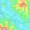 Mapa topográfico Sedan, relevo, altitude