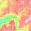 Mapa topográfico San Gil, altitude, relevo