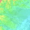Mapa topográfico Haguenau, relevo, altitude