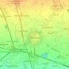 Mapa topográfico Palmanova, relevo, altitude