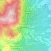 Mapa topográfico Valle-di-Campoloro, mapa de relevo, mapa de altitude