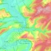 Mapa topográfico Saint-Mihiel, relevo, altitude