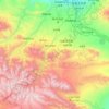 Mapa topográfico Ürümqi, altitude, relevo