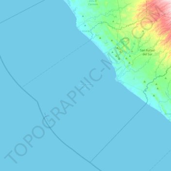 San Rafael Del Sur Nicaragua Map Mapa Topográfico San Rafael Del Sur (Municipio), Altitude, Relevo