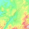Mapa topográfico Ronda, mapa de relevo, mapa de altitude