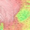 Mapa topográfico Sujuão, altitude, relevo