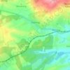 Mapa topográfico Diebling, relevo, altitude