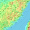 Mapa topográfico Fuquiém, altitude, relevo