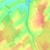 Mapa topográfico Charmois, relevo, altitude