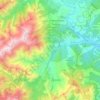 Mapa topográfico Venaco, mapa de relevo, mapa de altitude