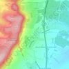 Mapa topográfico Entrange, relevo, altitude