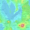 Mapa topográfico Laguna, mapa de relevo, mapa de altitude