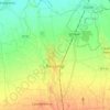 Mapa topográfico Racconigi, relevo, altitude