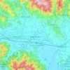 Mapa topográfico Capannori, altitude, relevo