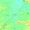 Mapa topográfico Lavras da Mangabeira, altitude, relevo